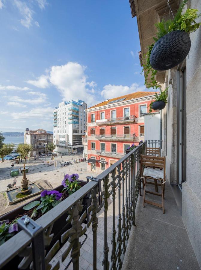 Refugio De Paz Y Encanto En El Corazon De Vigo Con Vistas Al Mar Dış mekan fotoğraf