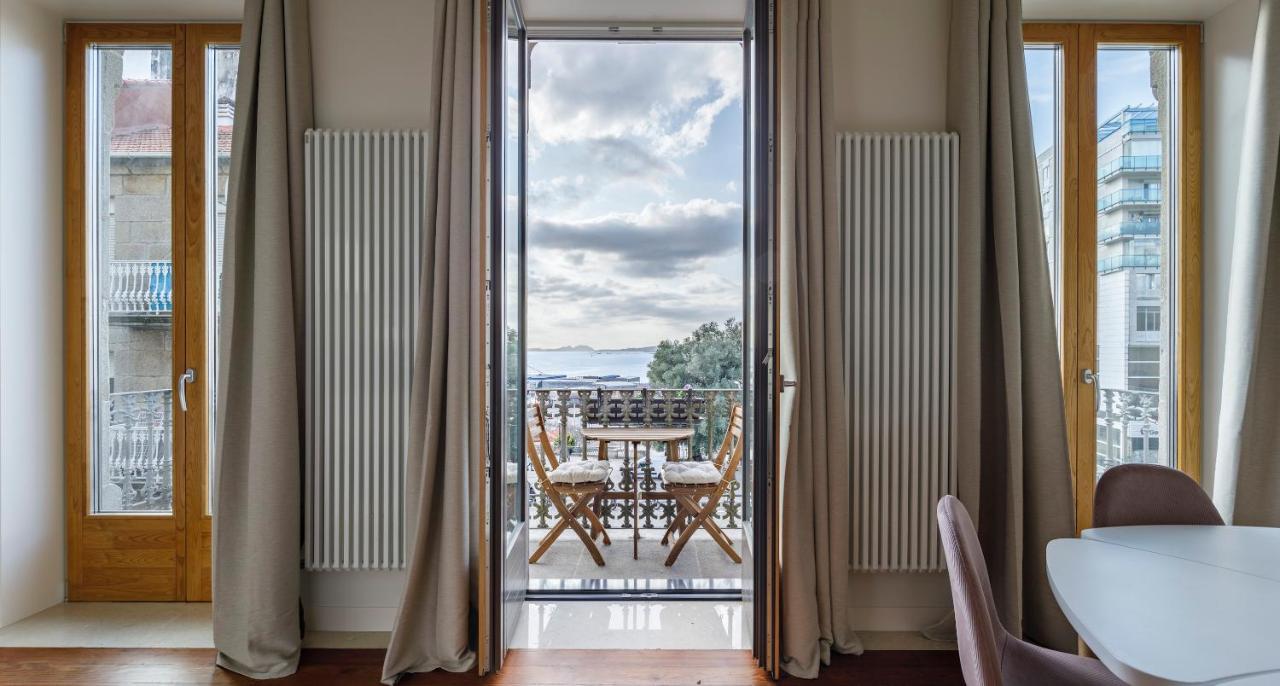 Refugio De Paz Y Encanto En El Corazon De Vigo Con Vistas Al Mar Dış mekan fotoğraf